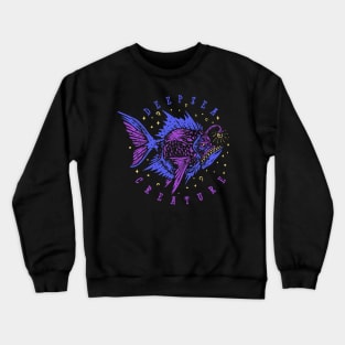 deep sea fish vintage Crewneck Sweatshirt